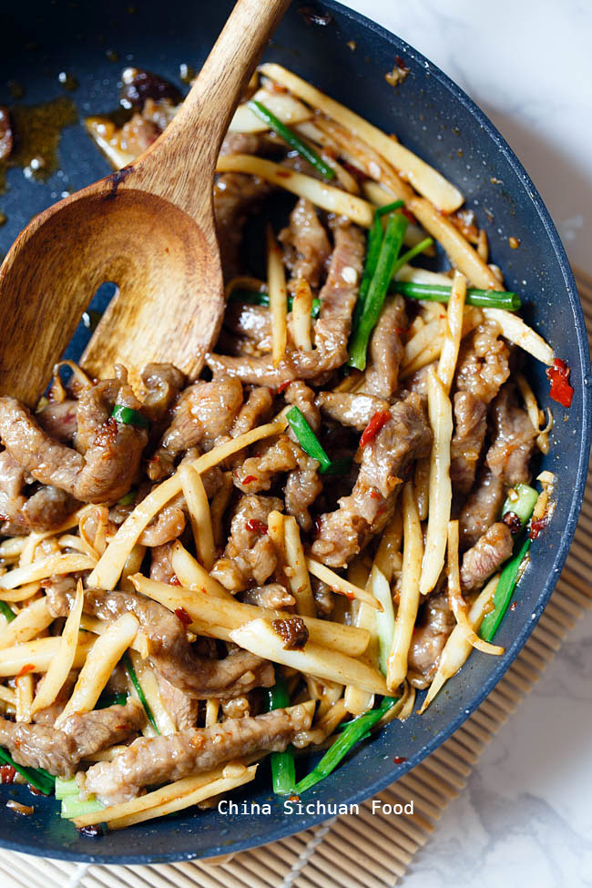 ginger beef stir fry|chinasichuanfood.com