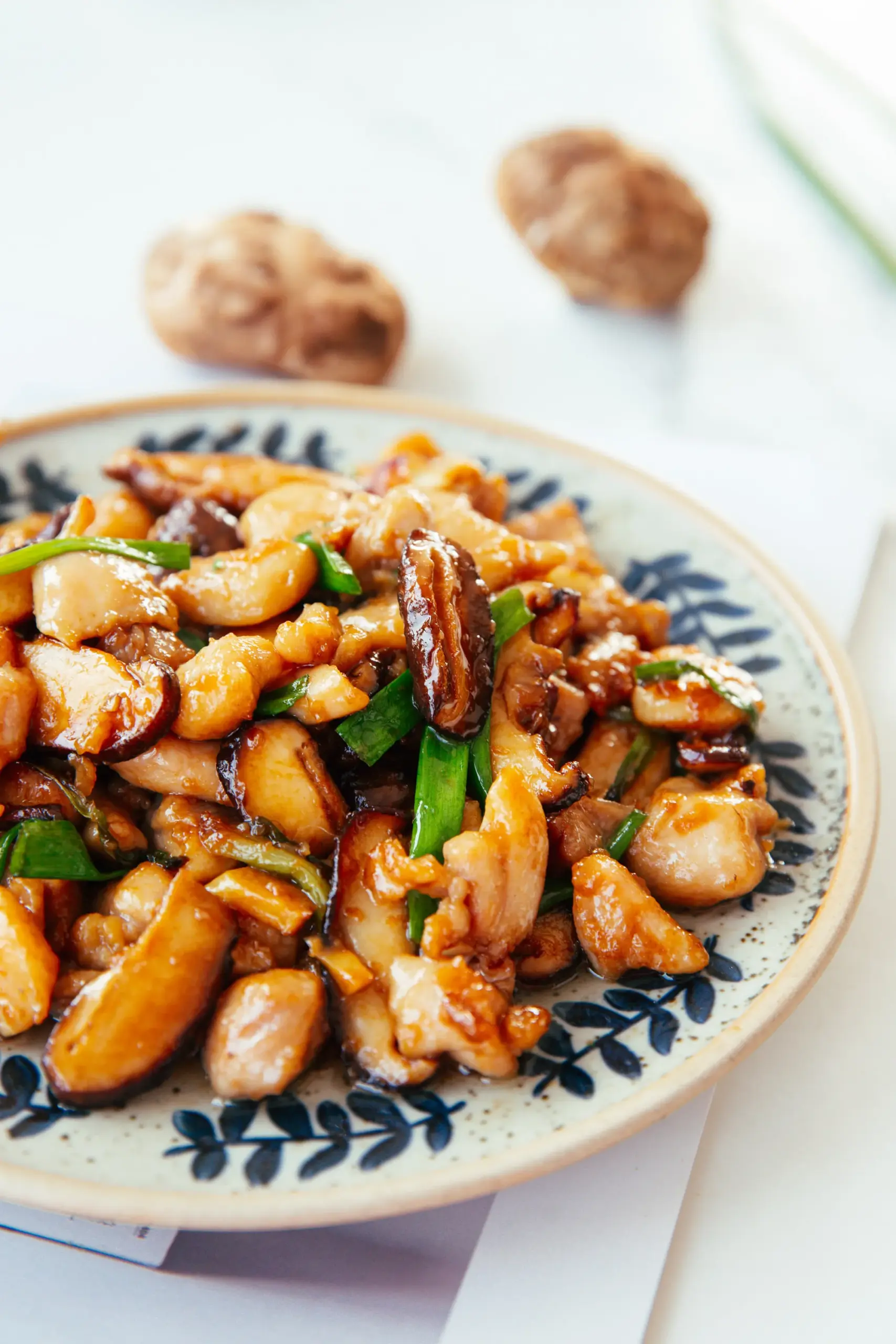 Chinese mushroom and chicken stir fry| chinasichuanfood.com