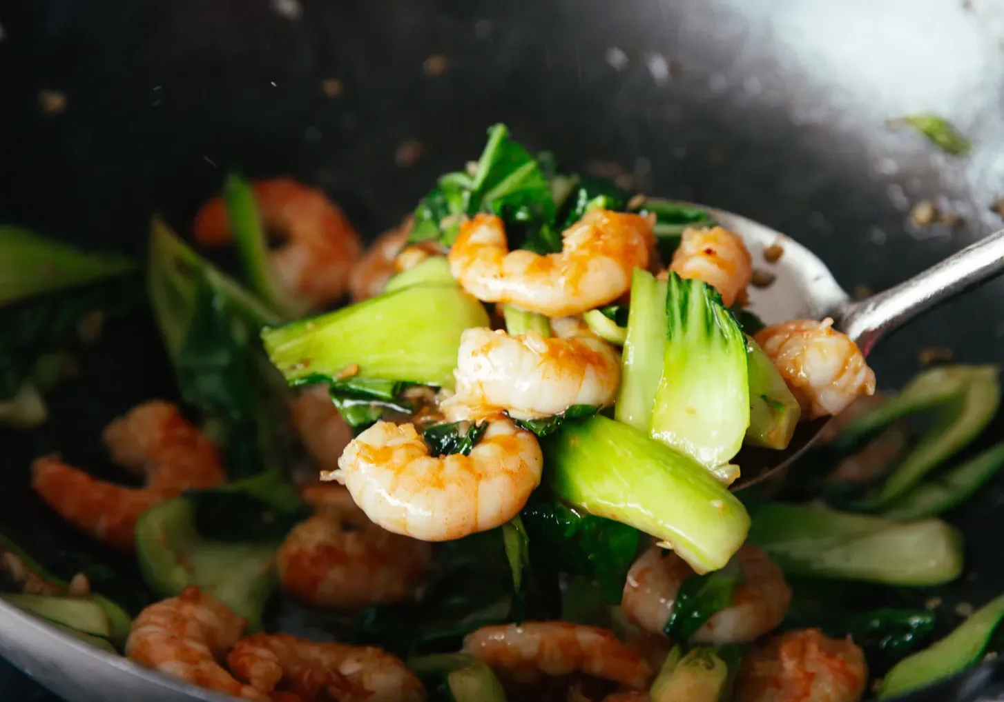 shrimp and bok choy stir fry | chinasichuanfood.com