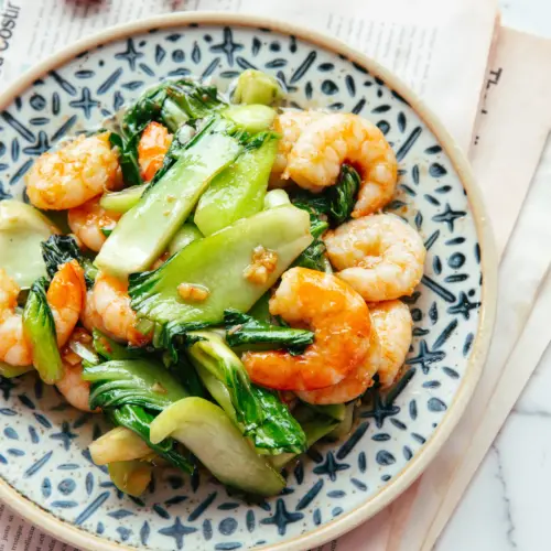 shrimp and bok choy stir fry | chinasichuanfood.com