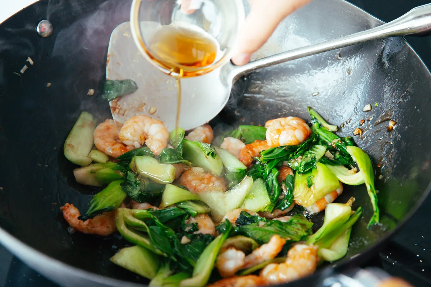 shrimp and bok choy stir fry | chinasichuanfood.com