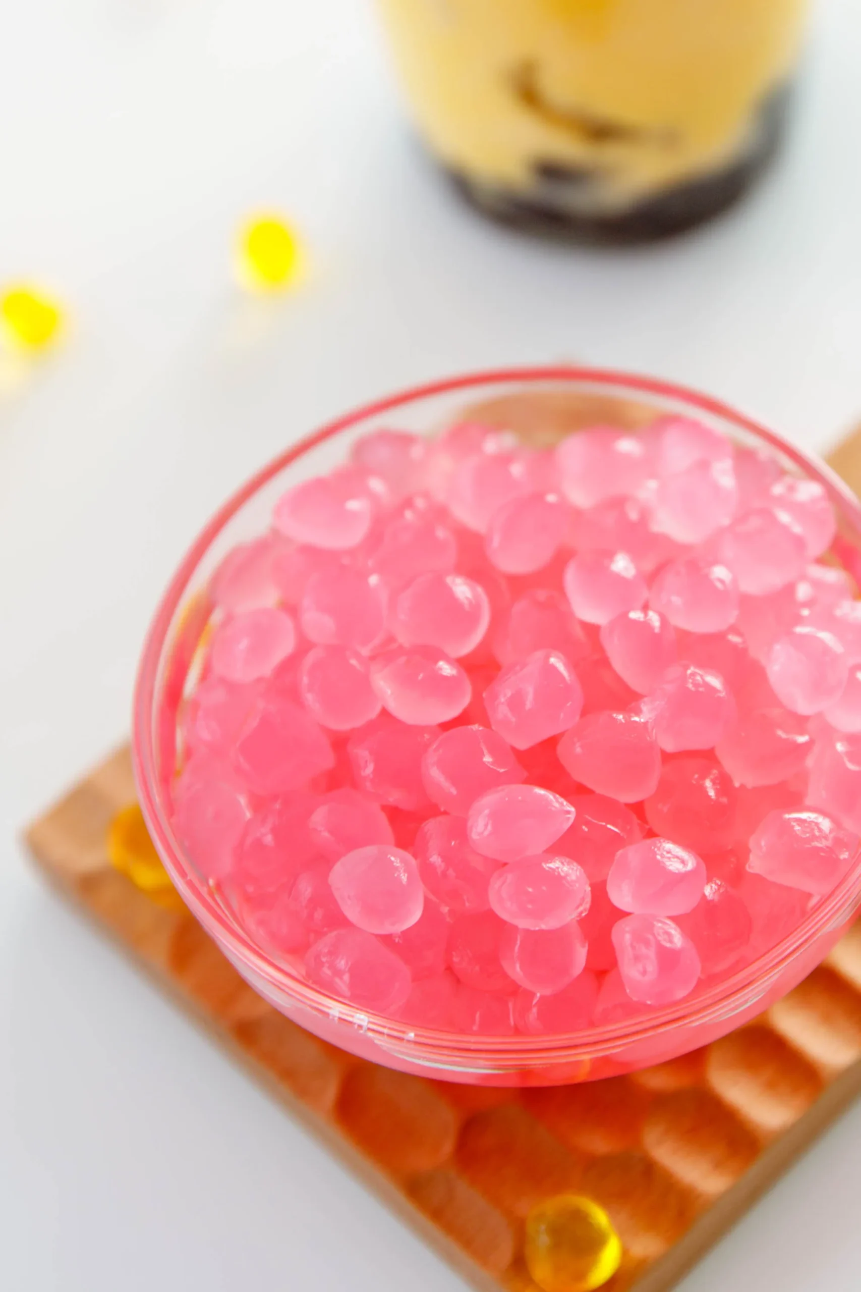 Cherry blossom crystal boba